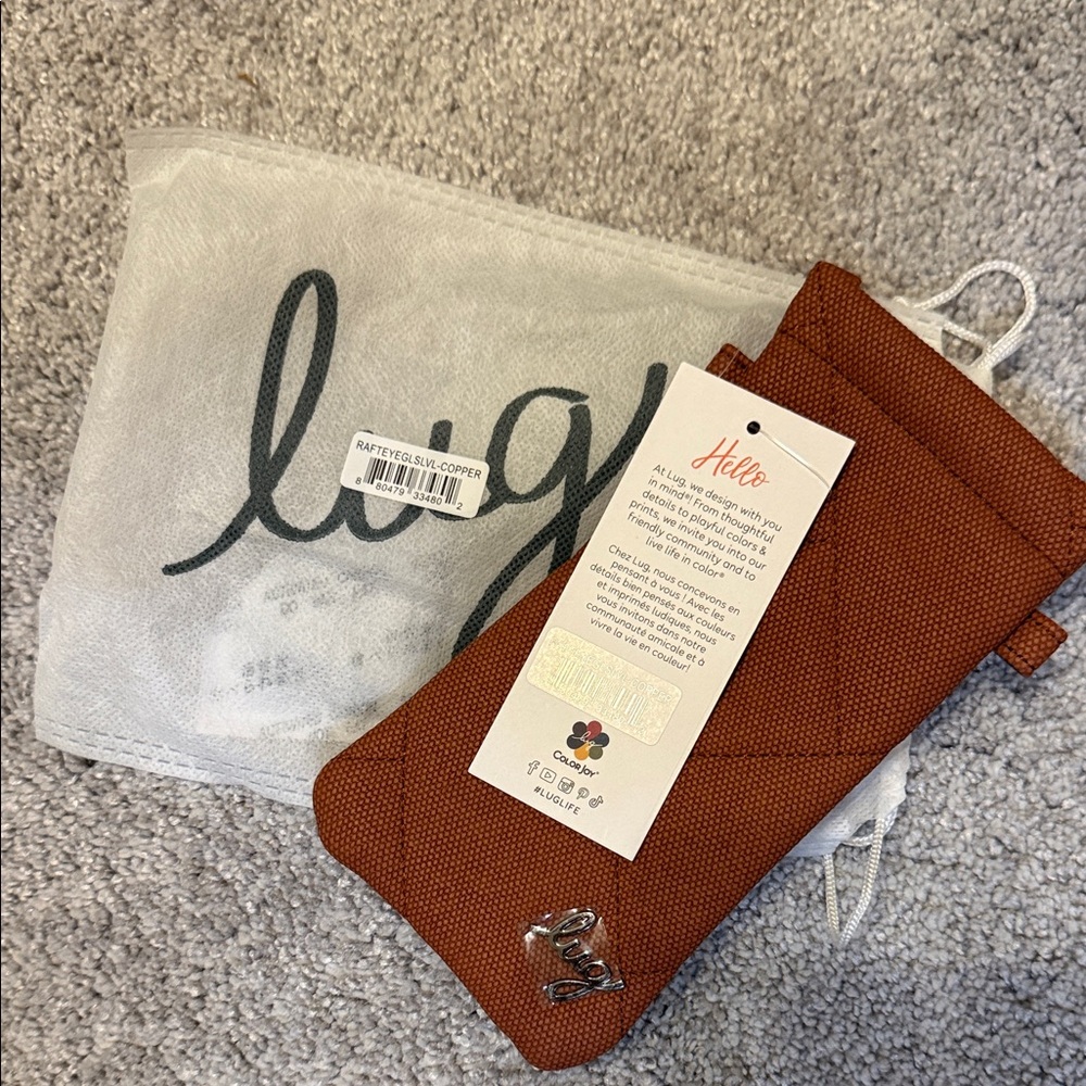 New. Lug. Raft VL copper eye glass case